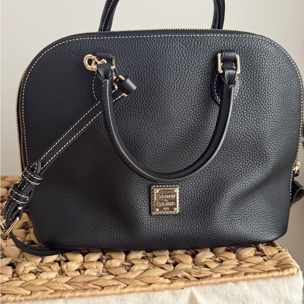 Dooney & Bourke Black Satchel - Picture 5 of 8